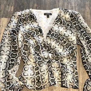 Snake Skin Blouse